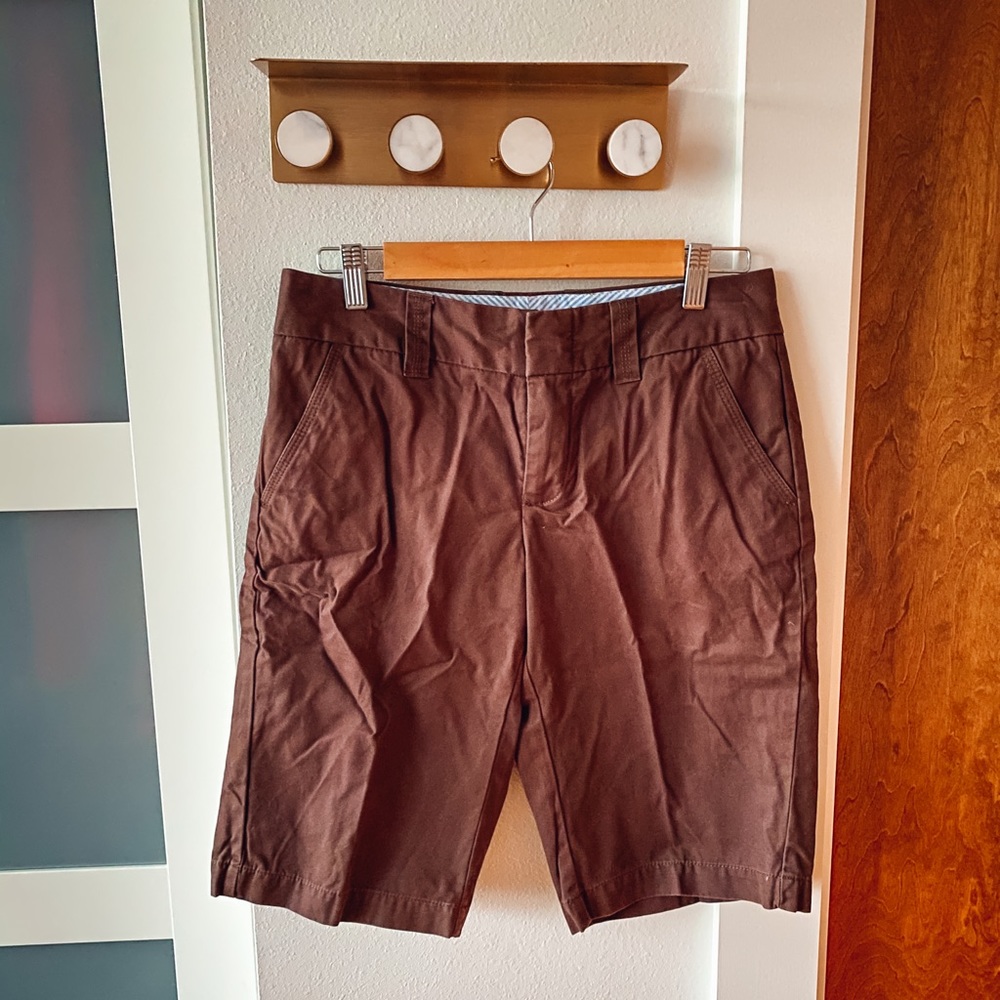 🔵Tommy Hilfiger Brown Chino Bermuda Shorts